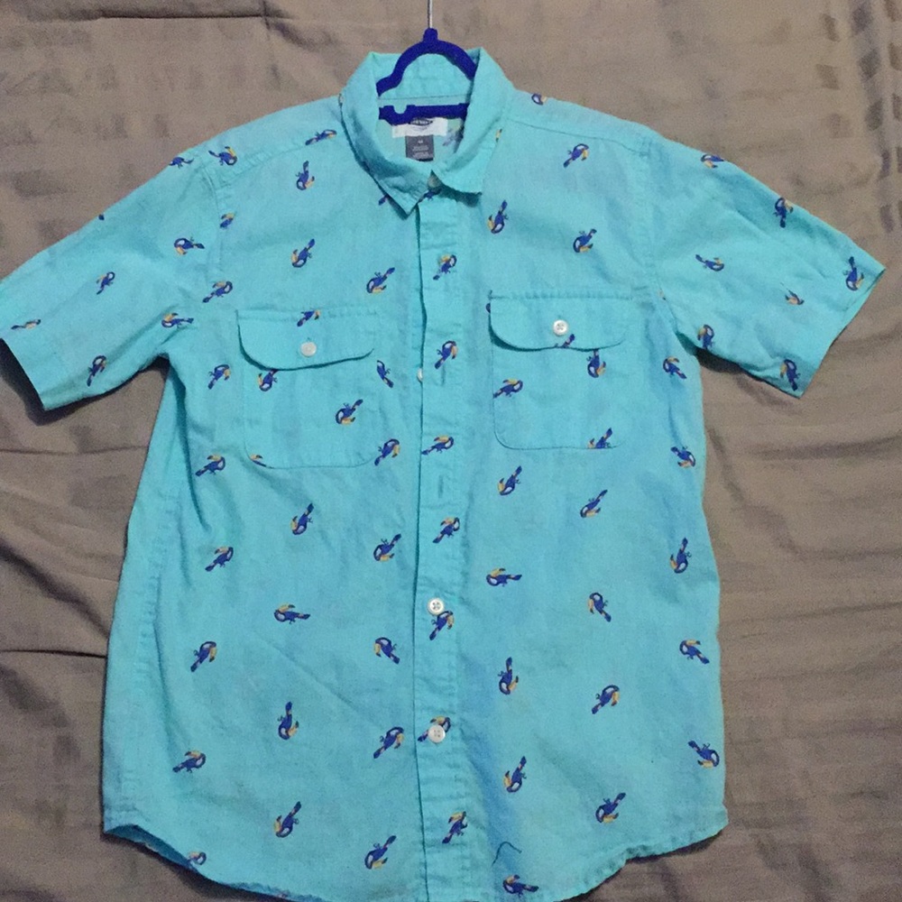 Old Navy toucan Hawaiian shirt